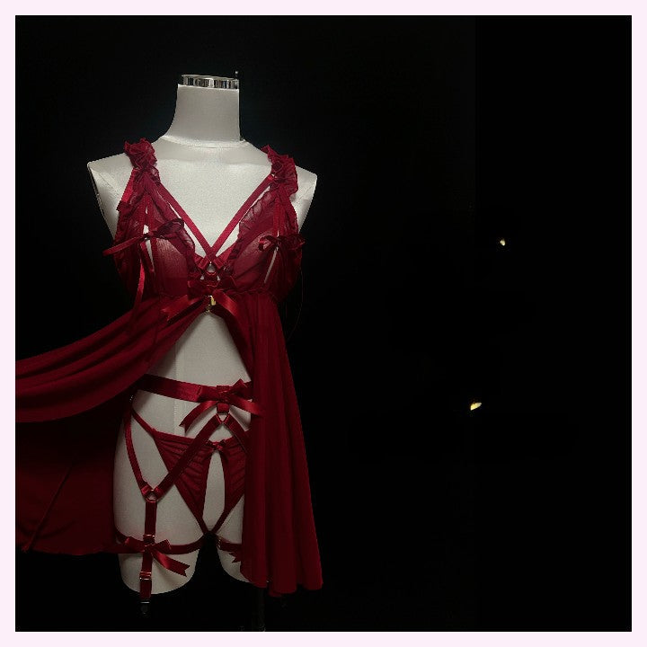 Conjunto de Lingerie Vinho - EXCLUSIVO