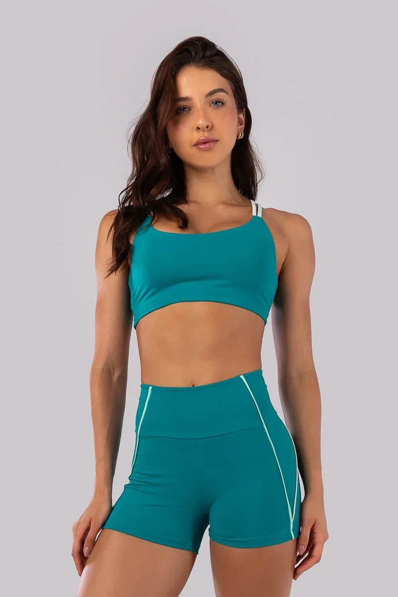 Top com Alças Duplas (Jade / Verde Menta / Off-White) | Ref: K4511-A