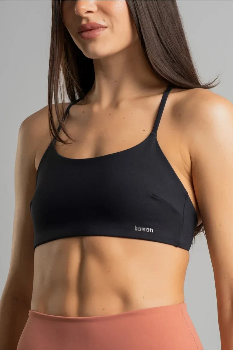 Top com Tiras nas Costas (Preto) | Ref: K4848-A
