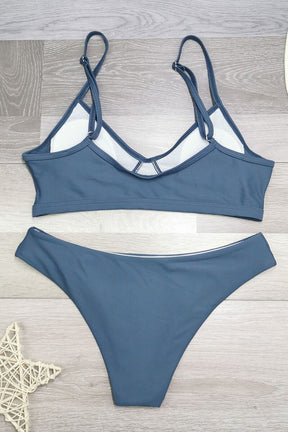 Biquíni Aurora Top Push Up e Tanga Asa Delta