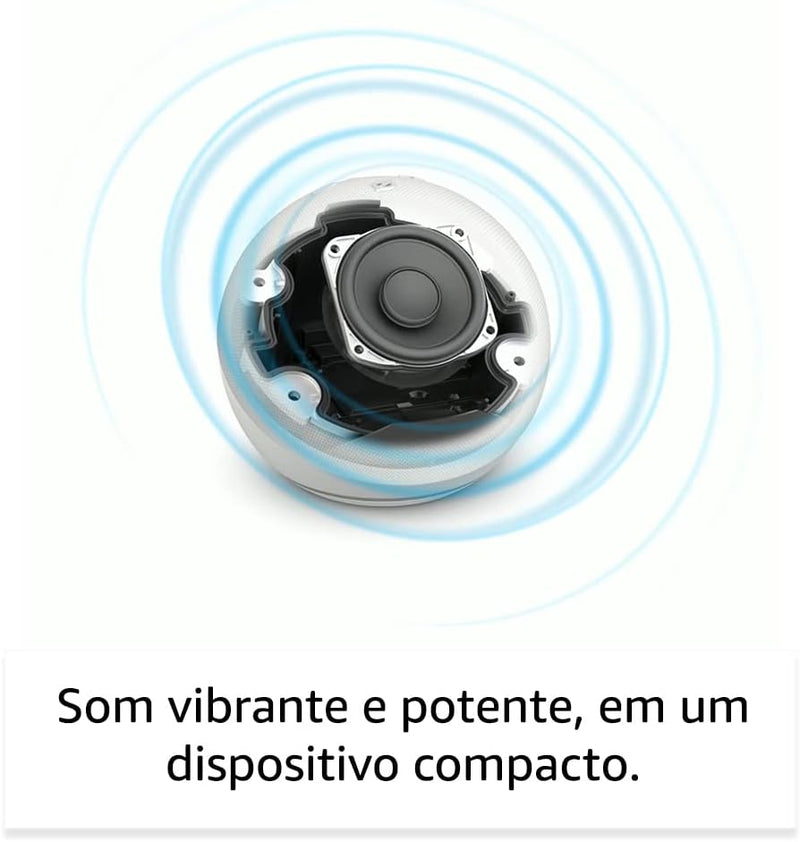 Echo Dot 5ª geração com Relógio | Smart speaker com Alexa | OFERTA DIA DAS MÃES