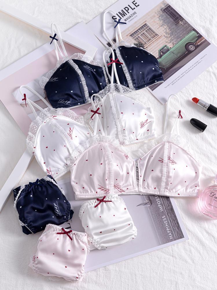 Kit com 3x Conjuntos de Lingerie Sofyee Love