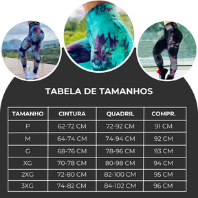 Tie-Dye Legging Cintura Alta