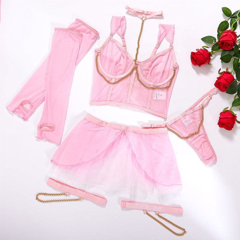 Conjunto de Lingerie Rosa