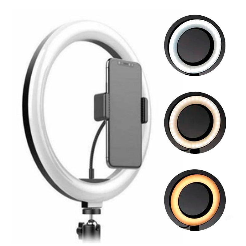 Iluminador Ring Ligth Ideal Para Gravar Vídeos Fotos Youtuber