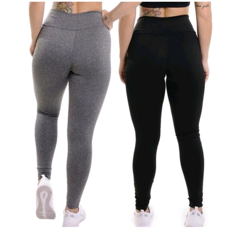 Calça legging flanelada Peluciada suplex macio por dentro cintura alta costura reforçada