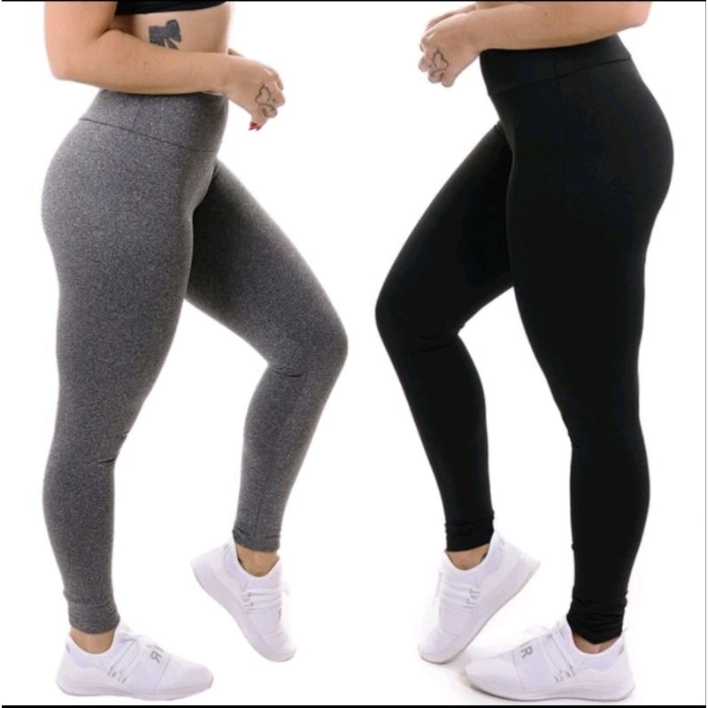 Calça legging flanelada Peluciada suplex macio por dentro cintura alta costura reforçada